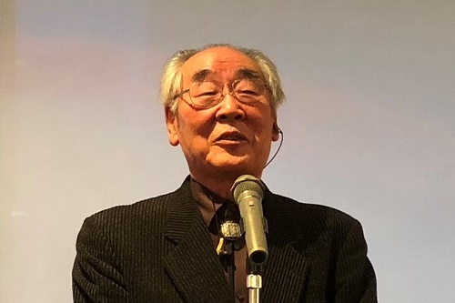 辻脇系一前会長の挨拶